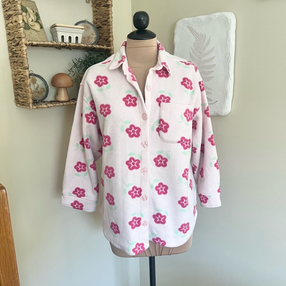 The Children's Place Pink Floral Fleece‎